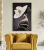 Quadro donna charme con cappello a tesa larga 62x92  43141 - foto 5