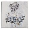 Immagine aggiuntiva di Quadro con donna di spalle con farfalle in rilievo 80cm  40391