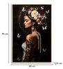 Quadro decorativo donna 62x92 con corona di fiori per living eleganti  44355 - foto 6
