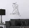 Pannello metallo quadro donna seduta 60x80  41695 - foto 4
