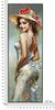 Quadro donna con stile abito elegante e cappello 52x152 43137 COLORI E LUCI - foto 6