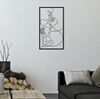 Quadro pannello in metallo famiglia bimbo mamma pap&agrave; 40x70  41693 - foto 4
