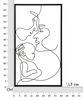 Quadro pannello in metallo famiglia bimbo mamma pap&agrave; 40x70  41693 - foto 5