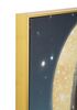 Ulteriore dettaglio di Quadro donna con copricapo gioiello led fiori e sfondo luna 70x100  44359