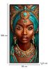 Quadro viso di donna con turbante 50x100 lungo verticale  44353 - foto 7