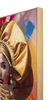 Quadro bellissimo viso di donna con turbante e gioielli modello B 72X102  42218 - foto 4