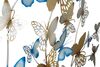 Ulteriore dettaglio di Quadro farfalle tonalita azzurro celeste decorativo in metallo 132x95,5  4069