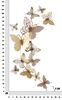 Quadro per home decor scia di farfalle con sfumature rosa 59,5x111,5  40703 - foto 5