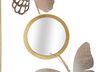 Ulteriore dettaglio di Quadro metallo specchietti e farfalle 31x90 sinistra destra A  41278