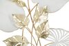 Immagine aggiuntiva di Quadro a pannello decorazione foglie bianco oro 52,7x90,8  41443