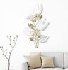 Quadro a pannello decorazione foglie bianco oro 52,7x90,8 41443 COLORI E LUCI - foto 4