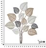 Quadro fascio di foglie decorativo in metallo 81x100  40798 - foto 5