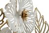 Particolare di Decorazione a pannello in metallo con fiori bianchi 54x73,7  41442