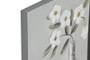 Dettaglio Set 2 quadri vasi fiori bianchi toni tortora grigio 30x60