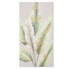 Quadro lungo verticale tonalit&agrave; verdi con foglie 50x100 modello B 42615 COLORI E LUCI