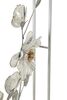 Particolare di Quadro 3d fiori bianchi cornice metallo 50x90,5  40692