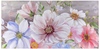 Particolare di Quadro 120x60 con fiori azzurri  43446