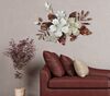 Quadro foglio ramate 3D e fiori bianchi 83x55cm 40691 COLORI E LUCI - foto 4