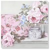 Quadro con piccolo bouquet di rose 60x60  43021