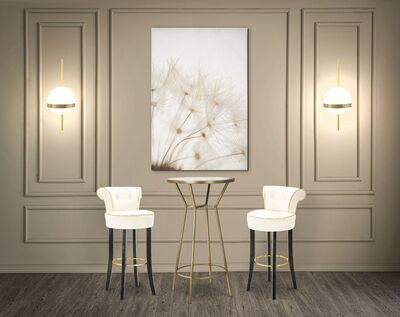 Quadro tinte tenui con soffioni al vento 80x120  40484