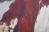 Quadro fiori rossi moderno di forma quadrata 90cm  40345 - foto 4