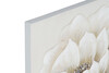 Immagine aggiuntiva di Quadro 60x60cm fiori bianchi su sfondo grigio pistilli brillantinosi  43035