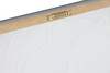 Retro Quadro primo piano fiore bianco sfondo grigio 60x60