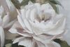 Ulteriore dettaglio di Quadro 80x100 fiori bianchi e foglie verdi  40276
