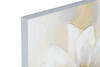 Immagine aggiuntiva di Quadro dipinto su tela fiori avorio 40x80  43098