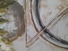 Altro dettaglio Quadro grande 100x100 bicicletta con cesto di fiori bianchi