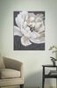 Immagine aggiuntiva di Quadro 80x100 grande fiore bianco con sfondo grigio  40277