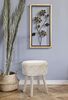 Pannello quadro in metallo e legno antichizzato fiori 30x60 A 41104 COLORI E LUCI - foto 4