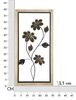 Pannello quadro in metallo e legno antichizzato fiori 30x60 A 41104 COLORI E LUCI - foto 5