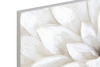 Particolare Quadro moderno dipinto fiore bianco peona 100x50