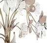 Ulteriore dettaglio di Quadro moderno in metallo vaso bronzato con fiori bianchi e rosa 87,5c46  404