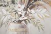 Immagine aggiuntiva di Quadro pampas e fiori in vaso tonalit&agrave; tortora 60x120  41007