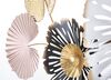 Ulteriore dettaglio di Quadro decorazione a parete fiori e foglie rose gold rame 106x60,5  40793