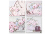 Set 4 quadretti rose