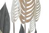 Particolare di Quadro con siepe di foglie decorazione in metallo 103,5x84  40797