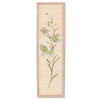 Quadro fiori verticale stretto in bamb&ugrave; con cornice 35x120 cm  45762