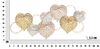 Decorazione da appendere cuori in metallo 91x39,5  40739 - foto 4