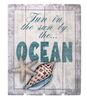 Particolare di Coppia di quadri con scritte mare Beach e Ocean 40x50cm  39161