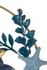Particolare di Grande quadro pannello cerchio in metallo pesci oro e azzurro 77cmx63cm  42553