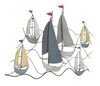 Decorazione barche a vela con le onde quadro in metallo 114,5x62,5cm 40318 40318 - foto 4