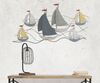 Decorazione barche a vela con le onde quadro in metallo 114,5x62,5cm 40318 40318 - foto 8