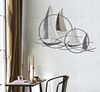 Decorazione a parete mare con barche a vela e onde 123x100  41293 - foto 4