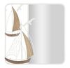 Quadro decorativo con specchio barche mare 60cm  42333