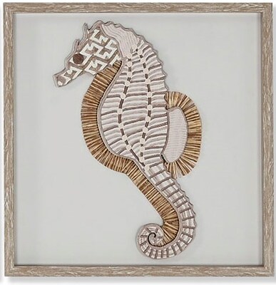 Quadretto mare piccolo cavalluccio marino 40x40cm  42604