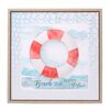 Particolare di Coppia di quadretti con salvagente e bottiglia 40x40cm  39168