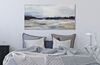 Immagine aggiuntiva di Quadro astratto costa marina con tocco dorato 120x60  40331